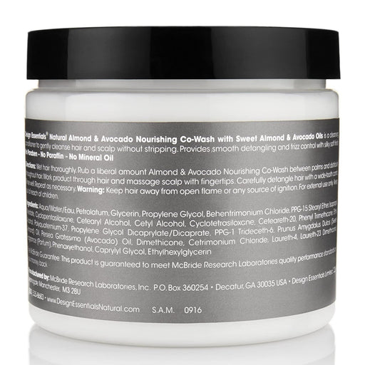 Design Essentials Natural Almond And Avocado Nourishing Co Wash, 16 Oz.