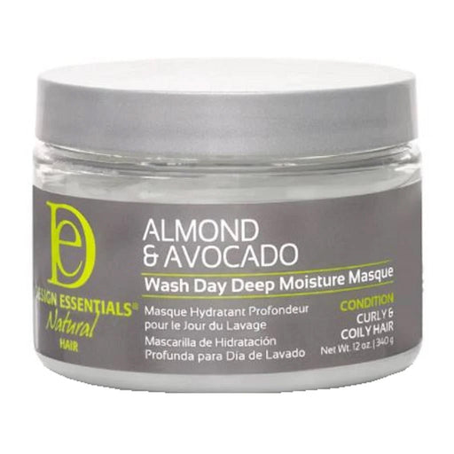 Design Essentials Almond and Avocado, Wash Day Deep Moisture Masque 12 Oz