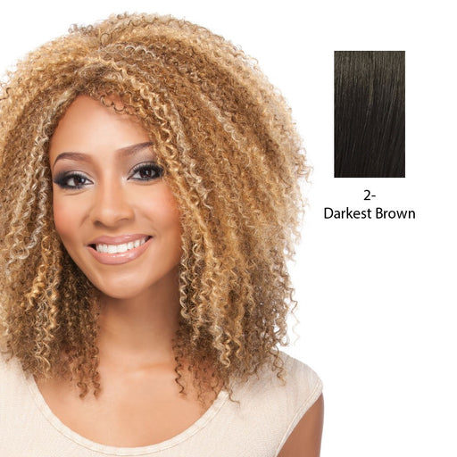 100% Synthetic Premium Quality Wig Dessa,Darkest brown