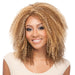 100% Synthetic Premium Quality Wig Dessa,Two tone frost blend of strawberry blonde layer over with honey blonde bottom