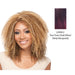 100% Synthetic Premium Quality Wig Dessa,Two tone frost blend of dark wine layer over deep burgundy bottom