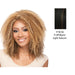 100% Synthetic Premium Quality Wig Dessa,Off black base with light auburn highlights