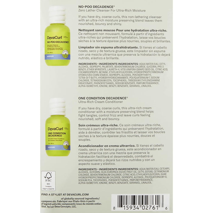 DevaCurl The Essential Starter KIT For Coarse Texture