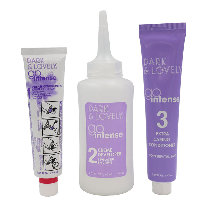 Dark And Lovely Go Intense Ultra Vibrant Hair Color, Passion Plum, 68