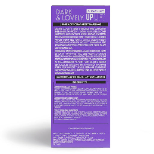 Dark and Lovely Uplift Bleaching Kit