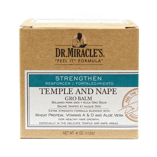 Dr.Miracles Strengthen Temple Nape Gro Balm, 4 Oz.