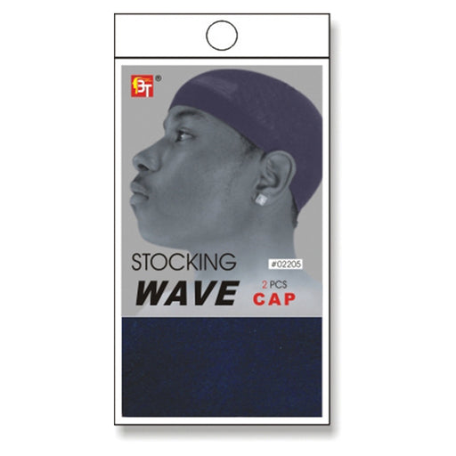 Dream Mens Stocking Wave Cap, Navy, 2/PK