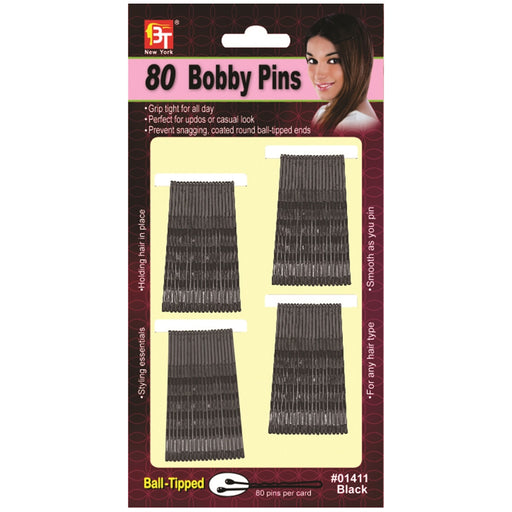 Dream World Hair Bobby Pin, Black, 80/PK