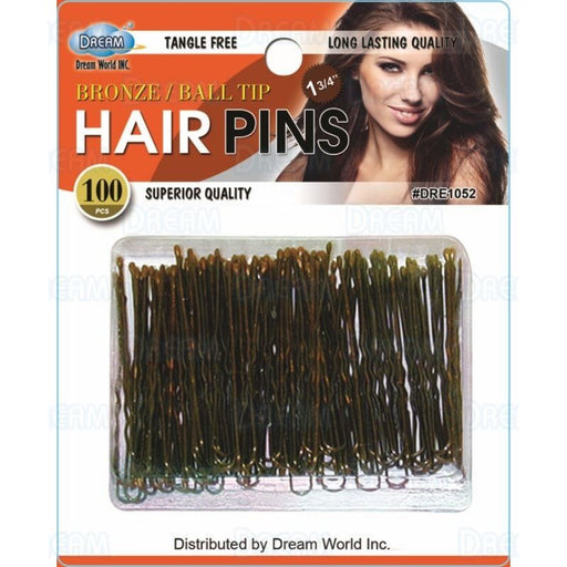 Dream World 1 3/4" Hair Pin, Bronze, 100/PK