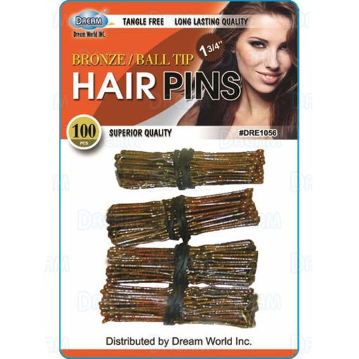 Dream World 1 3/4" Hair Pin, Bronze, 100/PK