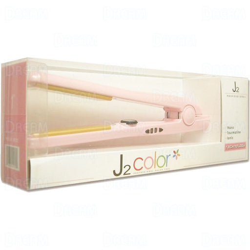J2 Hair Color Flat Iron, Metal Pink 1"