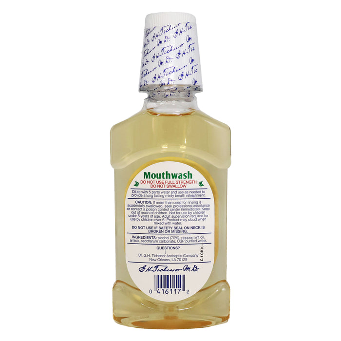 Dr. Tichenor's All Natural Peppermint Mouthwash, 8 Oz.