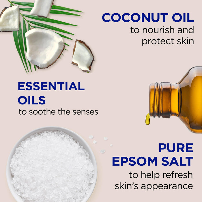 Dr Teals Epsom Salt Body Wash Nourish and Protect with Coconut Oil 24 Oz.