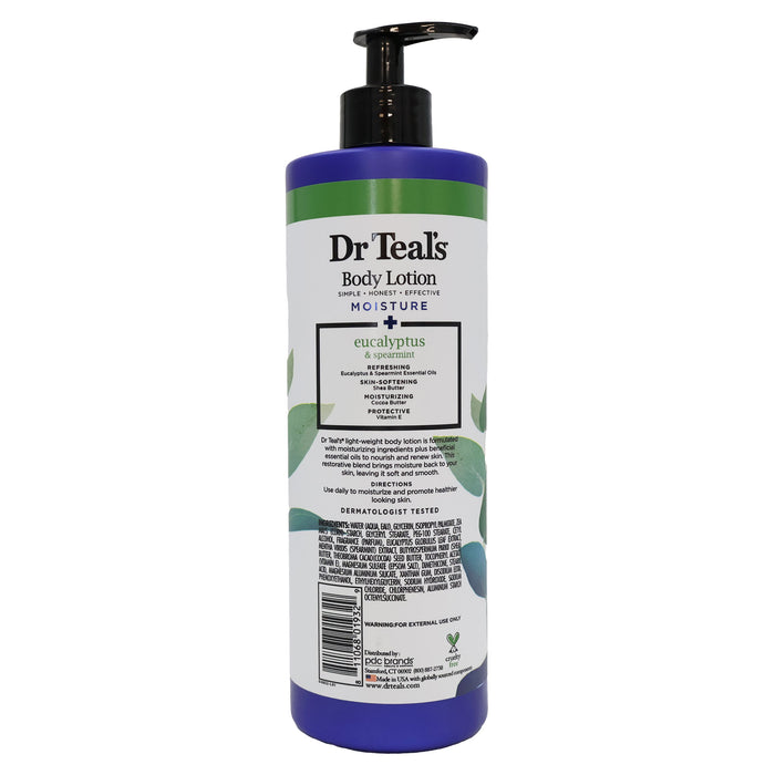 Dr Teals Body Lotion Rejuvenating Eucalyptus 18 Oz