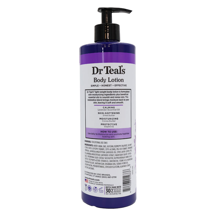 Dr Teals Body Lotion Soothing Lavender 18 Oz