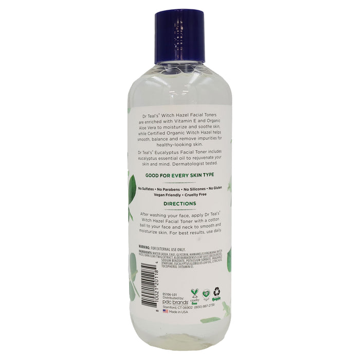 Dr Teals Witch Hazel Facial Toner Eucalyptus