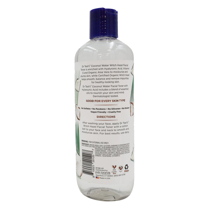 Dr Teals Witch Hazel Facial Toner Coconut Water