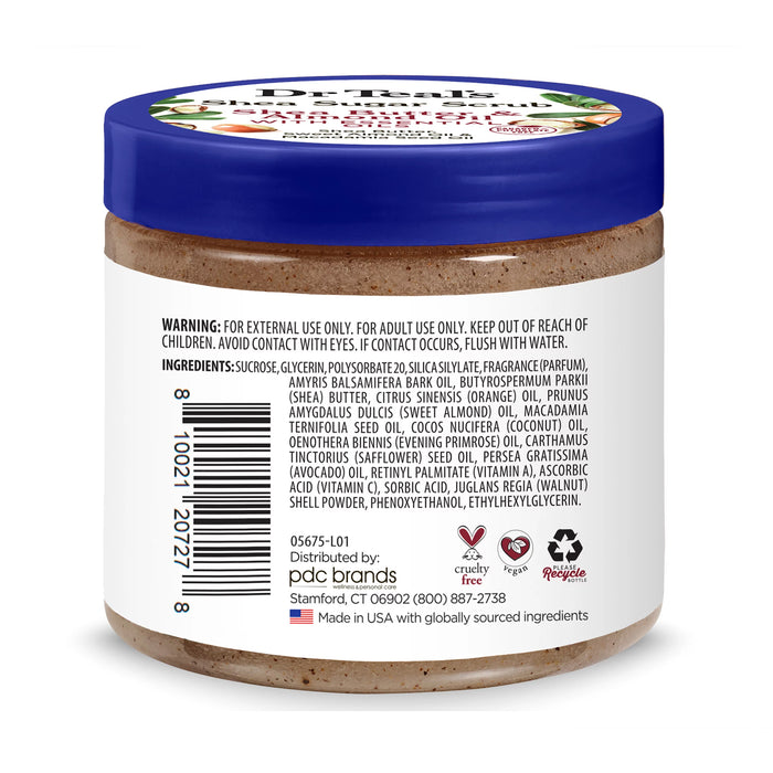 Dr Teals Shea Sugar Body Scrub with Shea Butter and Almond Oil 19 oz.