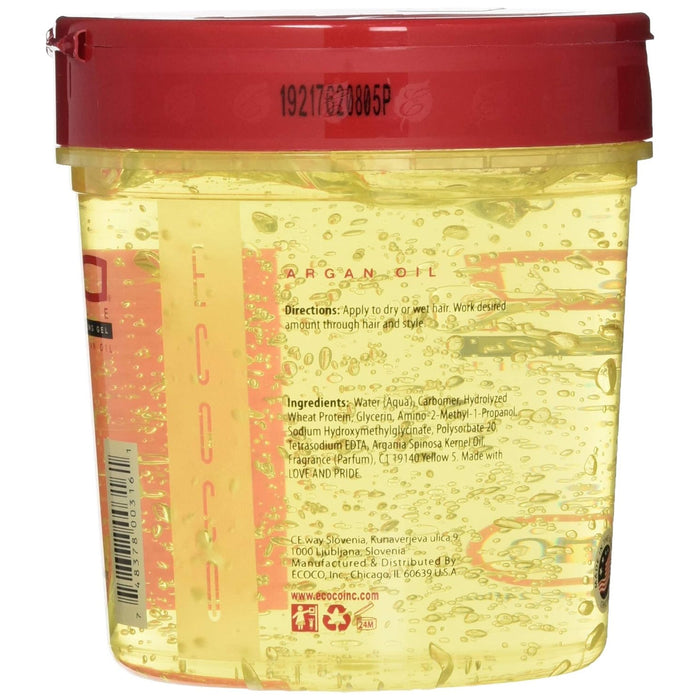 Eco Styling Gel Argan Oil Orange, 24Oz.