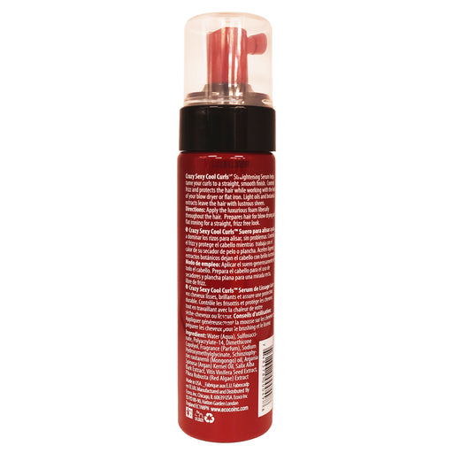 True Crazy Sexy Cool Curls Straightening Serum 8 Oz.