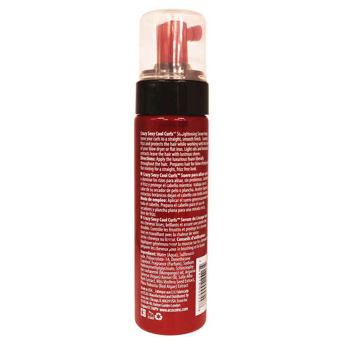 True Crazy Sexy Cool Curls Straightening Serum 8 Oz.
