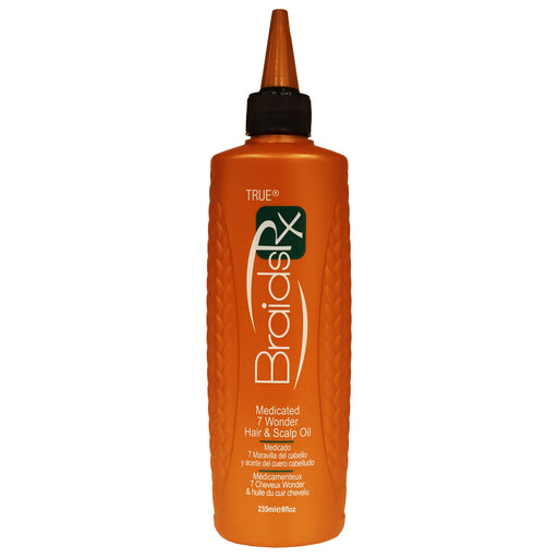 Eco True Braids Rx Medicated 7 Wonder Hair and Sczlp Oil 8 Oz