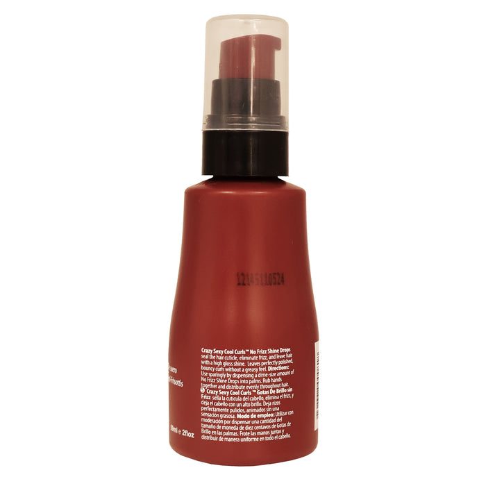 True Crazy Sexy Cool Curls No Frizz Shine Drops 2 Oz.