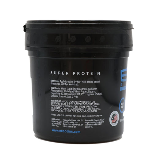 Eco Styling Gel Black Super Protein Black 16 Oz