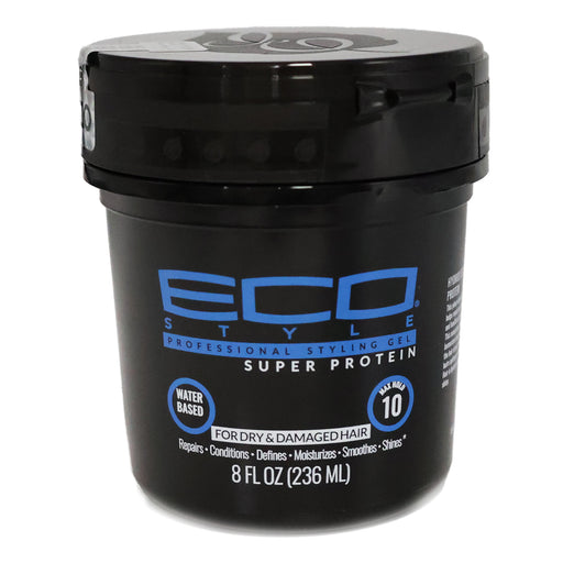 Eco Styling Gel Black Super Protein Black, 8 Oz.