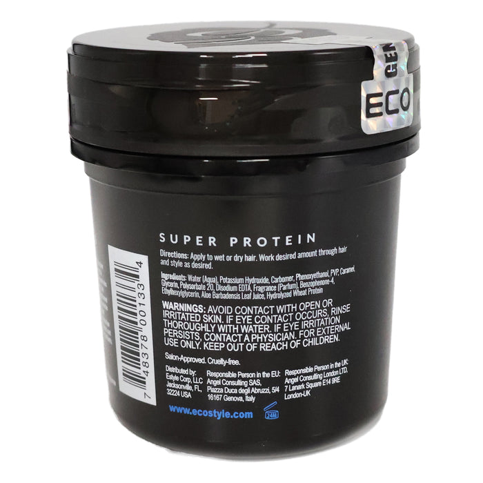 Eco Styling Gel Black Super Protein Black, 8 Oz.