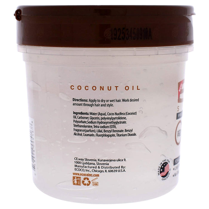 Eco Styling Gel Coconut Brown, 16 Oz.