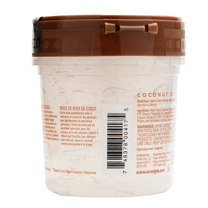 Eco Styling Gel Coconut Brown, 8 Oz.