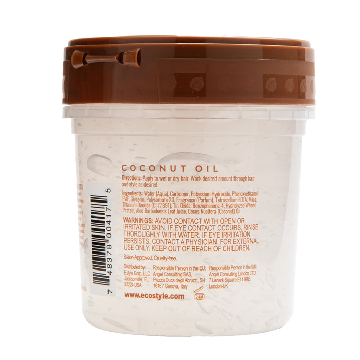 Eco Styling Gel Coconut Brown, 8 Oz.