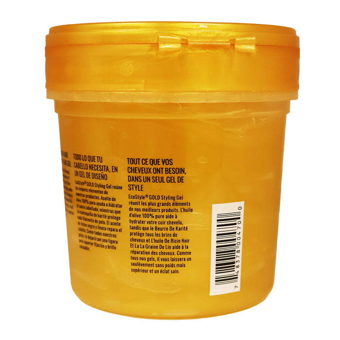 Eco Styling Gel Olive Oil and Shea Butter with Black Castor Oil and Flaxseed 16 Oz.