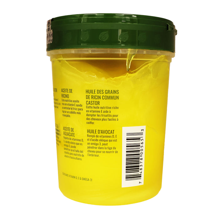 Eco Styling Gel Black Castor and Avocado Oil 32 Oz.