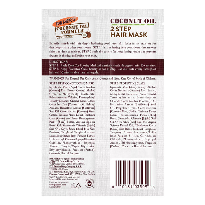 Palmer's Coconut Oil 2-Step Hair Mask, 0.5 Oz.