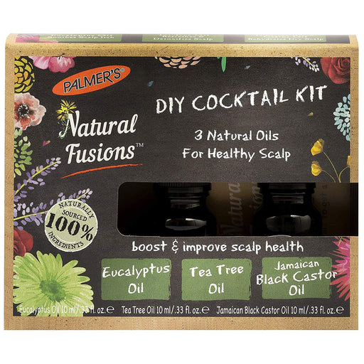 Palmer's Natural Fusions Diy Cocktail Kit, Natural Oils For Healthy Scalp 0.33 Oz, 3/PK