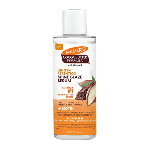 Palmer's Cocoa Butter and Biotin Length Retention Shine Glaze Serum, 6 Oz.