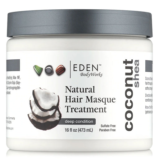 Eden Body Works Coconut Shea Hair Masque Treatment, 16 Oz.