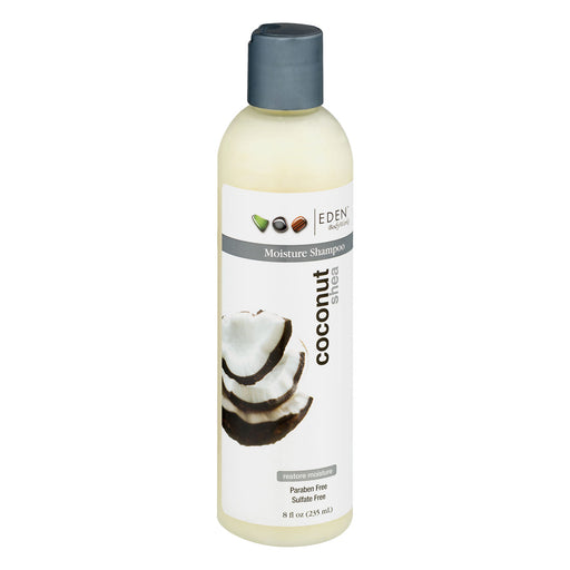 Eden Body Works Coconut Shea Moisture Shampoo, 8 Oz.