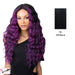 100% Synthetic Hair Wig With Deep Center Part At The Edge,Off black