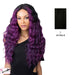 100% Synthetic Hair Wig With Deep Center Part At The Edge,Black