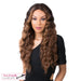 100% Synthetic Hair Wig With Deep Center Part At The Edge,FF AUBURN BROWN