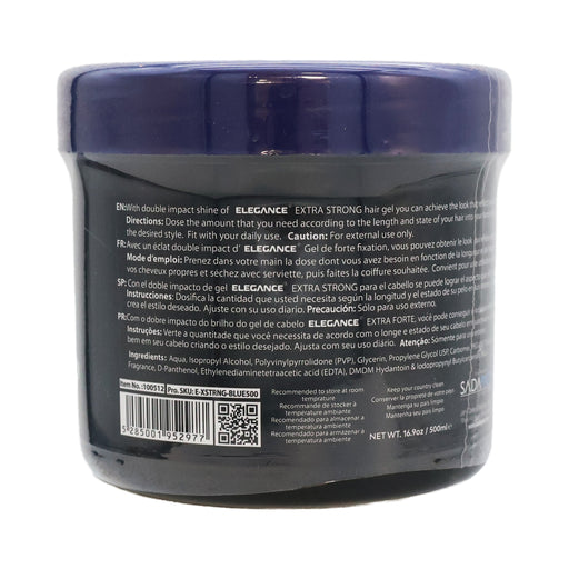 Elegance Vitamin Gel Strong Hold, 16.9 Oz.
