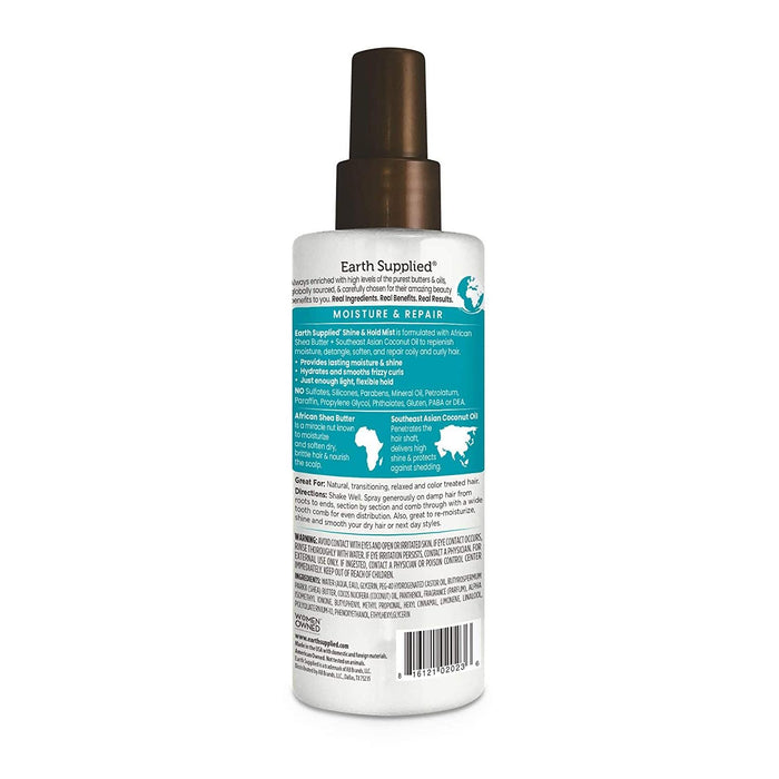 Earth Supplied Shine & Hold Mist Moisture & Repair 8.5 Oz