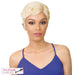 100% Synthetic Hair Iron Friendly Wig Eve,Platinum blonde