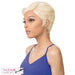 100% Synthetic Hair Iron Friendly Wig Eve,Platinum blonde