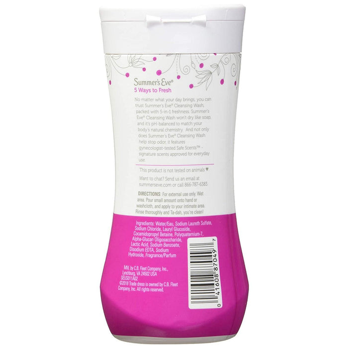 Summer's Eve Cleansing Wash for Sensitive Skin 9 Ounce