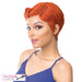 100% Synthetic Hair Iron Friendly Wig Eve,Copper orange
