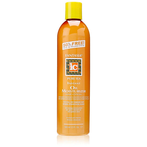 Fantasia IC Pure Tea Instant Oil Moisturizer Hair Lotion, 12 Oz